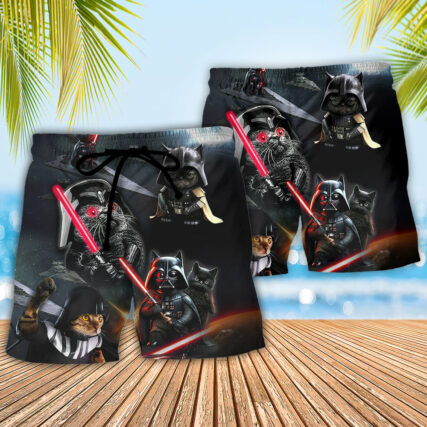 Star Wars Cat Darth Vader - Beach Short