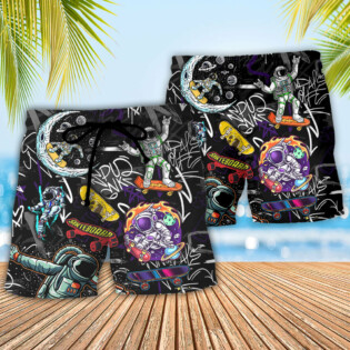 Skateboarding Don't Be Jealous Just Because You Can't Slide Like Me - Beach Short