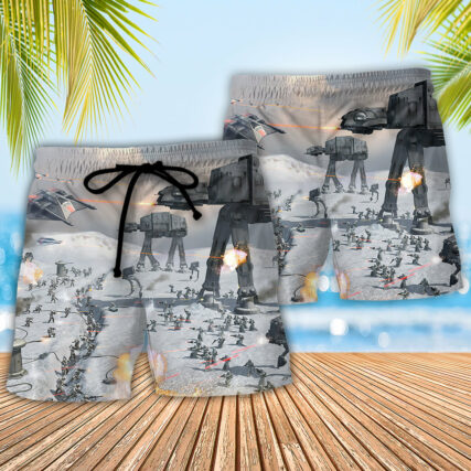 Star Wars Battle Of Hoth AT-AT - Beach Short