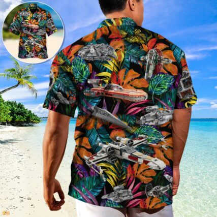Star Wars Lego Ship Tropical - Hawaiian Shirt