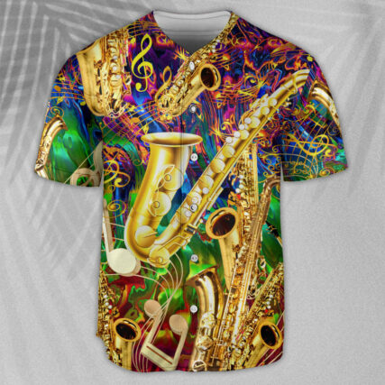 Saxophone Music I Know It - Baseball Jersey - Owl Ohh