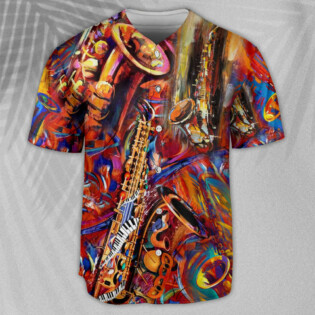 Saxophone Music To The Soul - Baseball Jersey - Owl Ohh