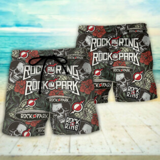 Rock Am Ring And Rock Im Park Music Lover Amazing Style - Beach Short - Owl Ohh - Owl Ohh