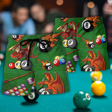 Billiard Dragon Pool Save Me From Being A Pornstar Now I'm Just A Stroke Lover Billiard - Beach Short