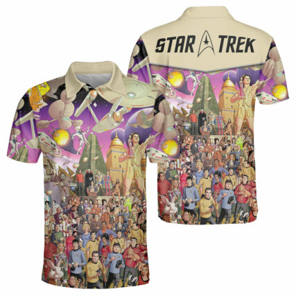 ST The Original Series 50th Anniversary Comics - Polo Shirt