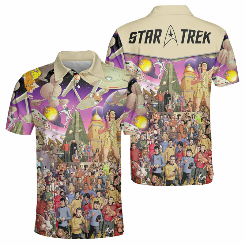 ST The Original Series 50th Anniversary Comics - Polo Shirt
