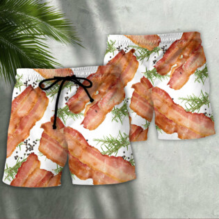 Food Bacon Funny Style - Beach Short - Owl Ohh - Owl Ohh