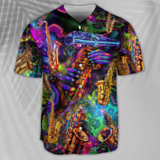 Saxophone Music Im Saxy And I Know It Saxophonist - Baseball Jersey - Owl Ohh