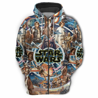 Starwars Fighting In Galaxy - Hoodie