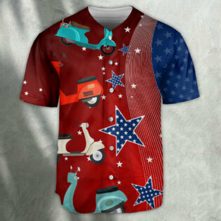 Scooter USA Star Independence Day - Baseball Jersey - Owl Ohh