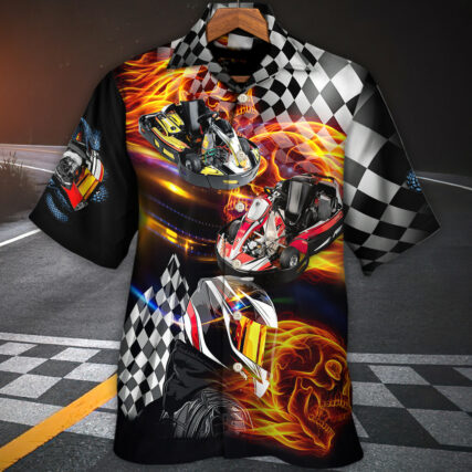 Kart Racing Let's Racing Now - Hawaiian Shirt - Owl Ohh - Owl Ohh