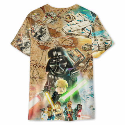 Star Wars Lego Pirate Vintage Ship - Unisex 3D T-shirt