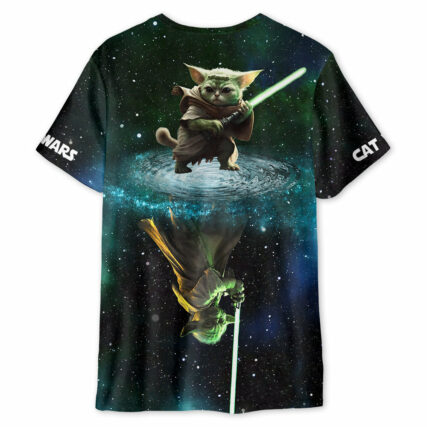Star Wars Cat Yoda - Unisex 3D T-shirt