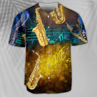 Saxophone Music All Night - Baseball Jersey - Owl Ohh