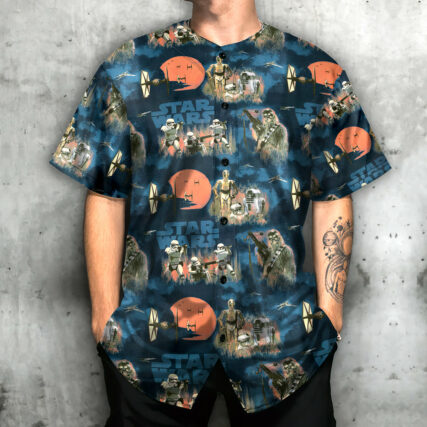 Starwars Never Underestimate A Droid - Baseball Jersey