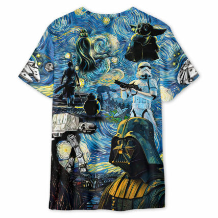 Starwars Starry Night Hope and Mysteries - T-shirt