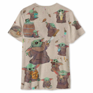 Star Wars Baby Yoda Eating Everything - Unisex 3D T-shirt