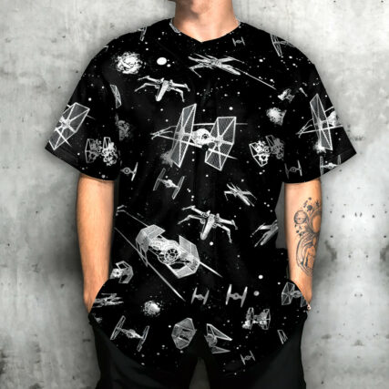 STAR WARS SPACECRAFT PATTERN - Baseball Jersey