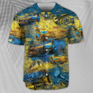 Saxophone Music Love Peace Life Yellow - Baseball Jersey - Owl Ohh