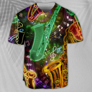 Saxophone Music Love Life Hobby Style - Baseball Jersey - Owl Ohh