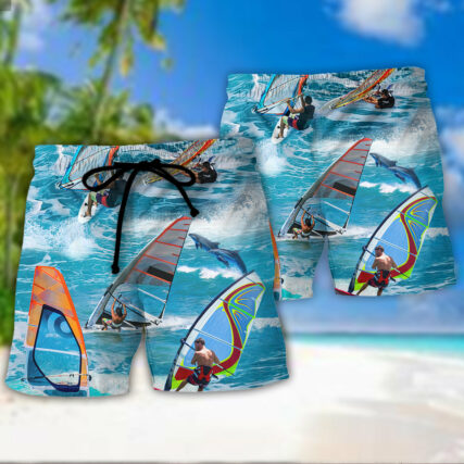 Windsurfing I Have 99 Problems But Windsurfing Ain't One - Beach Short