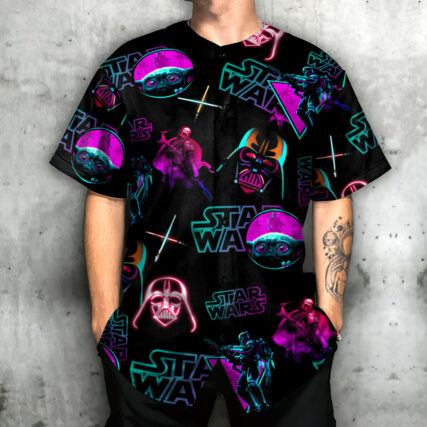 Neon Star Wars - Baseball Jersey
