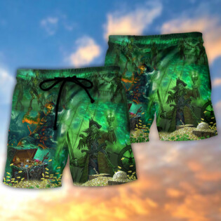 Irish Pirate Booze And Booty Beautiful - Beach Short - Owl Ohh - Owl Ohh