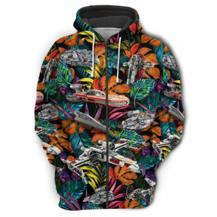 Star Wars Lego Ship Tropical - Hoodie