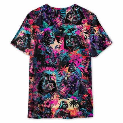 Star Wars Darth Vader Synthwave Cool - Unisex 3D T-shirt