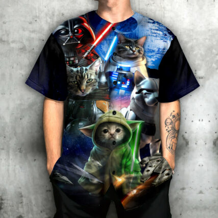 Star Wars Cat All Star - Baseball Jersey