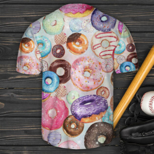 Food Donus Art Lover - Baseball Jersey - Owl Ohh