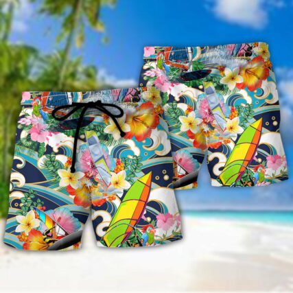 Windsurfing Sorry I Can't Windsurfing Is My Attention - Beach Short