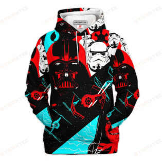 Star Wars Darth Vader Space The Dark Side Gift For Fans - Hoodie  - Owl Ohh