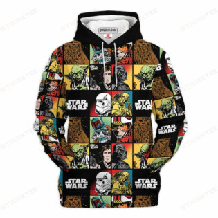 Star Wars Pattern Gift For Fans - Hoodie  - Owl Ohh