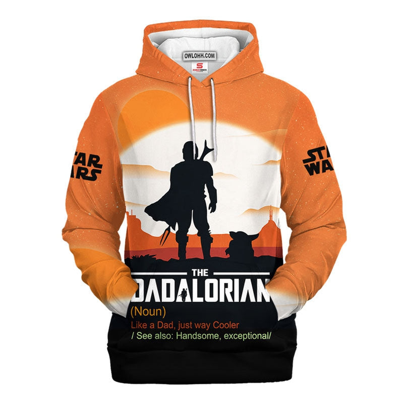 The Dadalorian This is The Way Father's Day Gift For Fans - Hoodie  - Owl Ohh