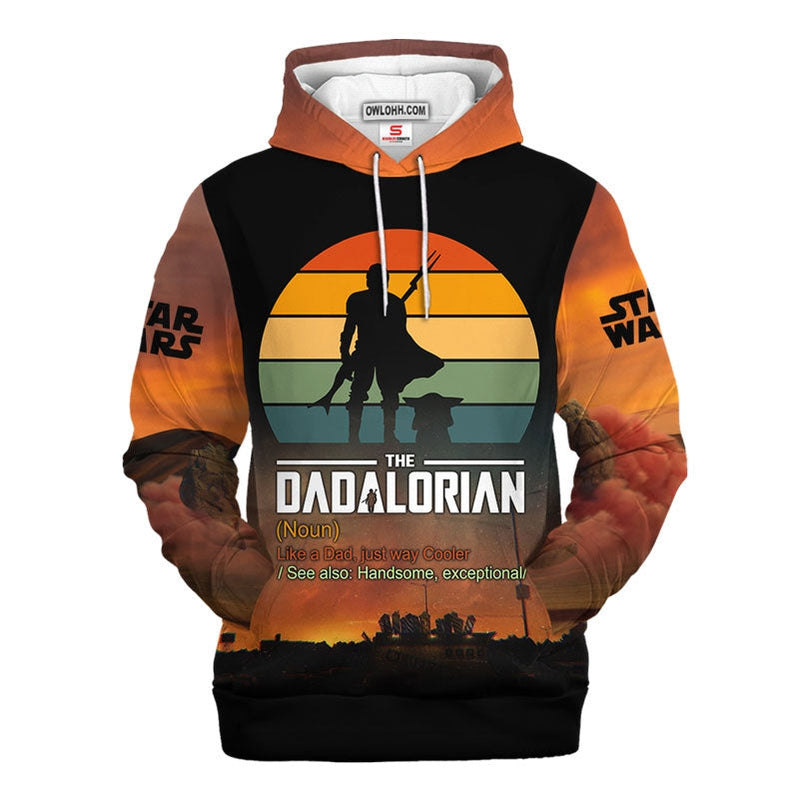 Star Wars To The Best Dad In The Galaxy Father's Day Gift For Fans - Hoodie  - Owl Ohh