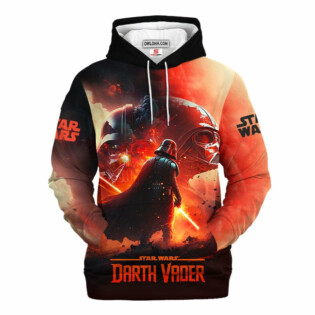Star Wars Darth Vader Fire Gift For Fans - Hoodie  - Owl Ohh