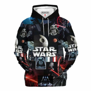 Star Wars Darth Vader Pattern Gift For Fans - Hoodie  - Owl Ohh