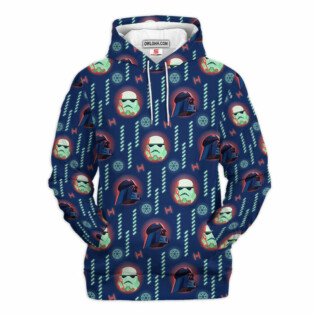 Star Wars Darth Vader Pattern Gift For Fans - Hoodie  - Owl Ohh