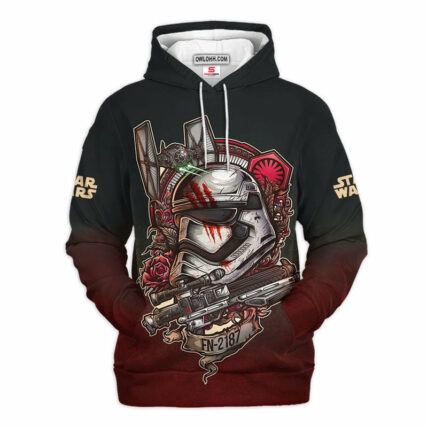 Star Wars FN-2187 Retro Flower Gift For Fans - Hoodie  - Owl Ohh