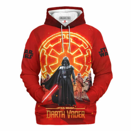 Star Wars Darth Vader Fire Gift For Fans - Hoodie  - Owl Ohh