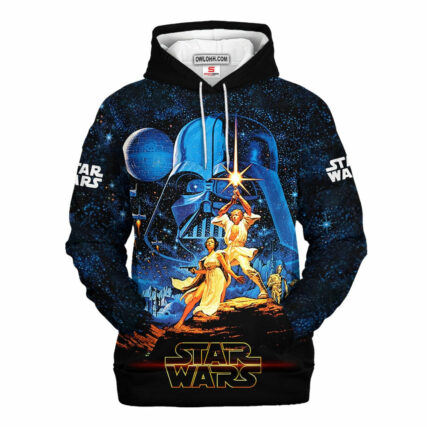 Star Wars Classic Galaxy Blue Gift For Fans - Hoodie  - Owl Ohh