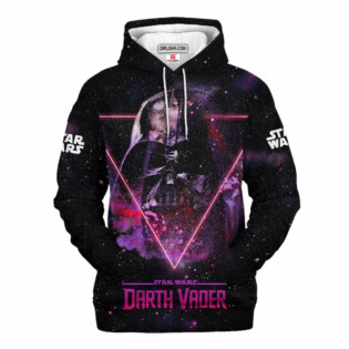 Star Wars Darth Vader Galaxy Purple Gift For Fans - Hoodie  - Owl Ohh