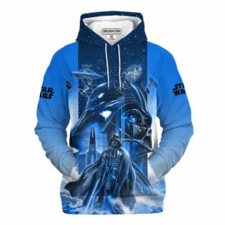 Star Wars Darth Vader Blue Galaxy Gift For Fans - Hoodie  - Owl Ohh