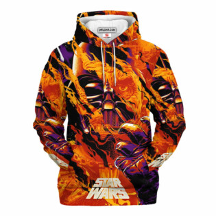 Star Wars Darth Vader Fire Gift For Fans - Hoodie  - Owl Ohh