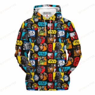 Star Wars Pattern Gift For Fans - Hoodie  - Owl Ohh