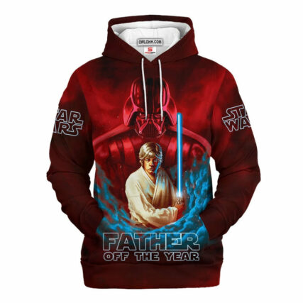 Star wars Father Of The Year Happy Father's Day Gift For Fans - Hoodie  - Owl Ohh