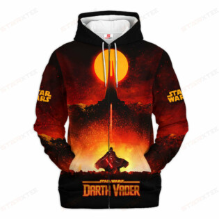 Star Wars Darth Vader Fire Gift For Fans - Hoodie  - Owl Ohh