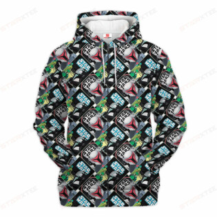 Star Wars Pattern Gift For Fans - Hoodie  - Owl Ohh