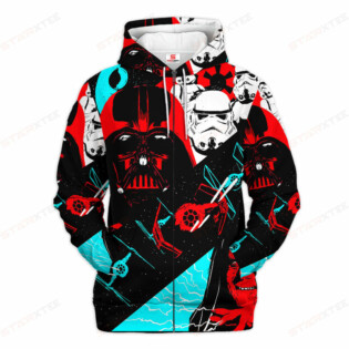 Star Wars Darth Vader Space The Dark Side Gift For Fans - Hoodie  - Owl Ohh
